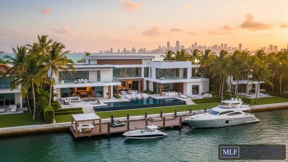 South Florida luxury real estate property — high asset purchase agreement dispute