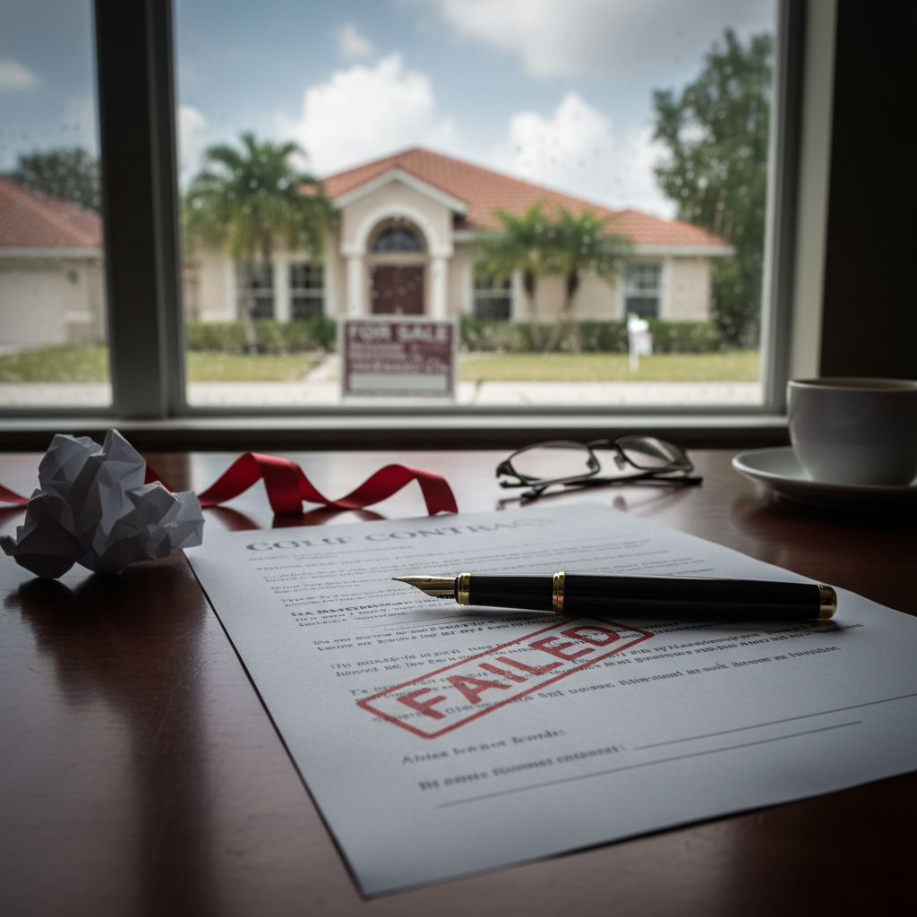 Florida real estate contract falls through — deposit and legal remedies