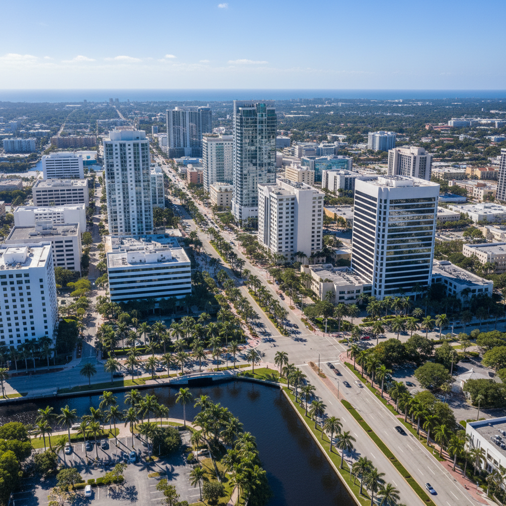 Fort Lauderdale commercial real estate district — Broward County