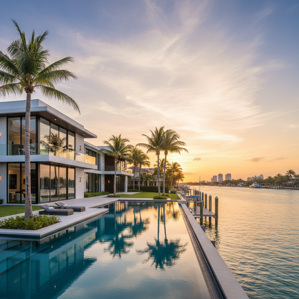 Luxury real estate litigation attorney Florida — waterfront property dispute
